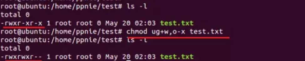 linux修改权限_linux 修改子文件权限_linux修改组的权限