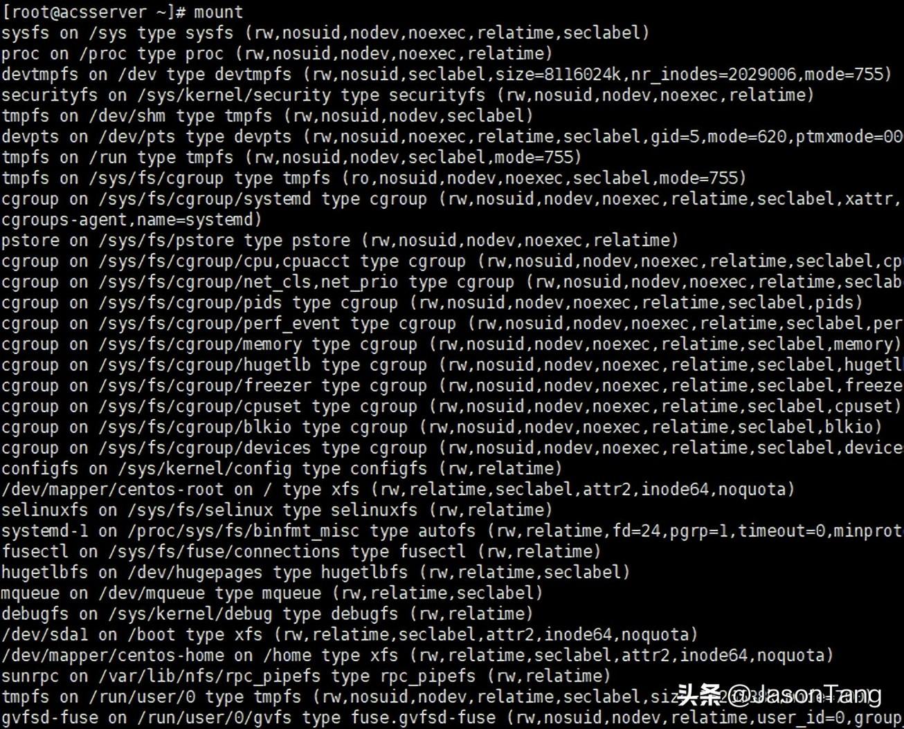 linux挂载根文件系统_linux文件系统和挂载点_linux挂载到根目录